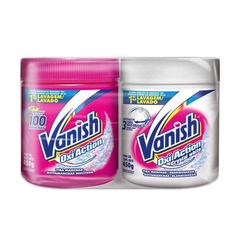 VANISH - PACK 2X ROSA.BLANCO POLVO VANISH 450 GR.