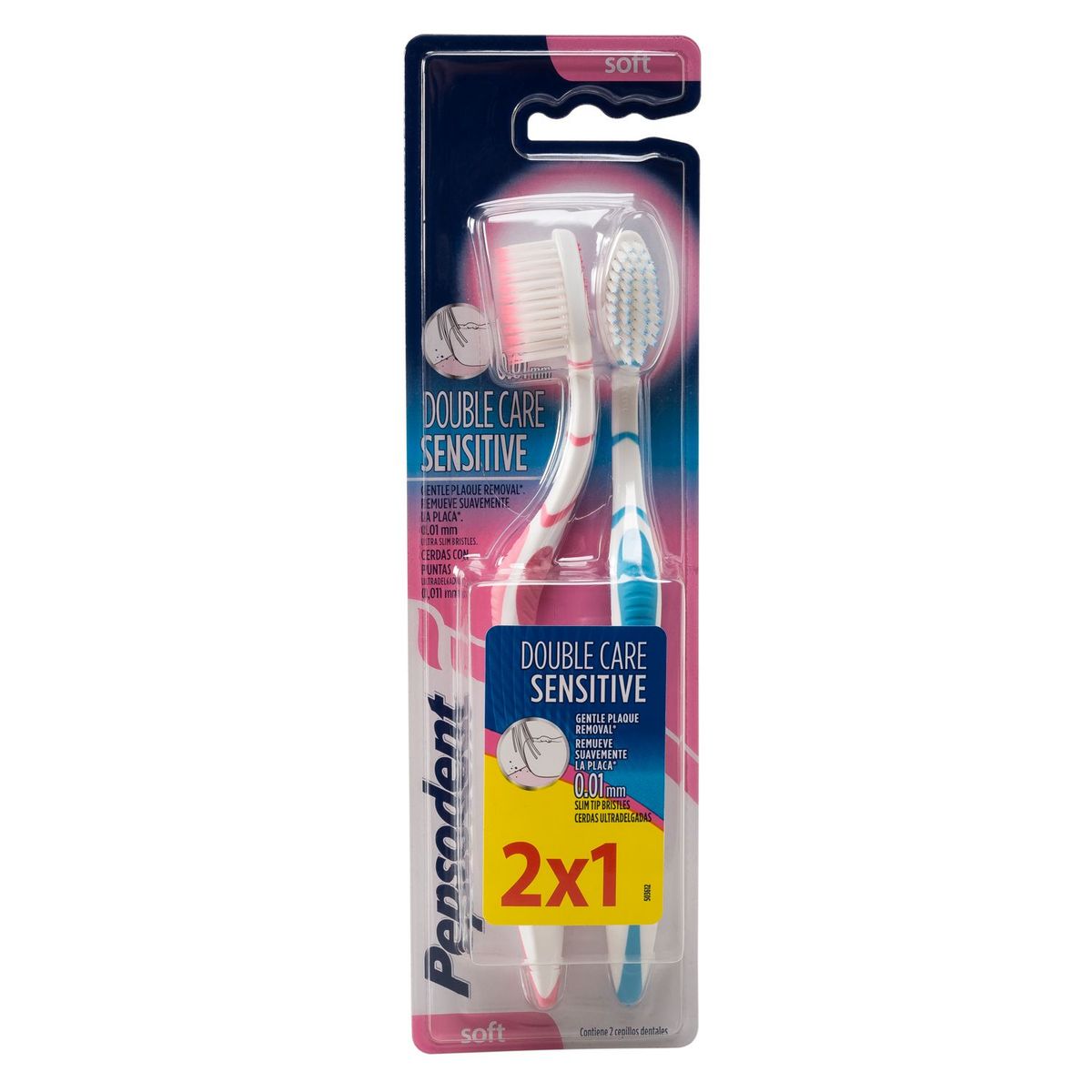 PEPSODENT - Cepillo Dental Sensitive Pepsodent 2 un