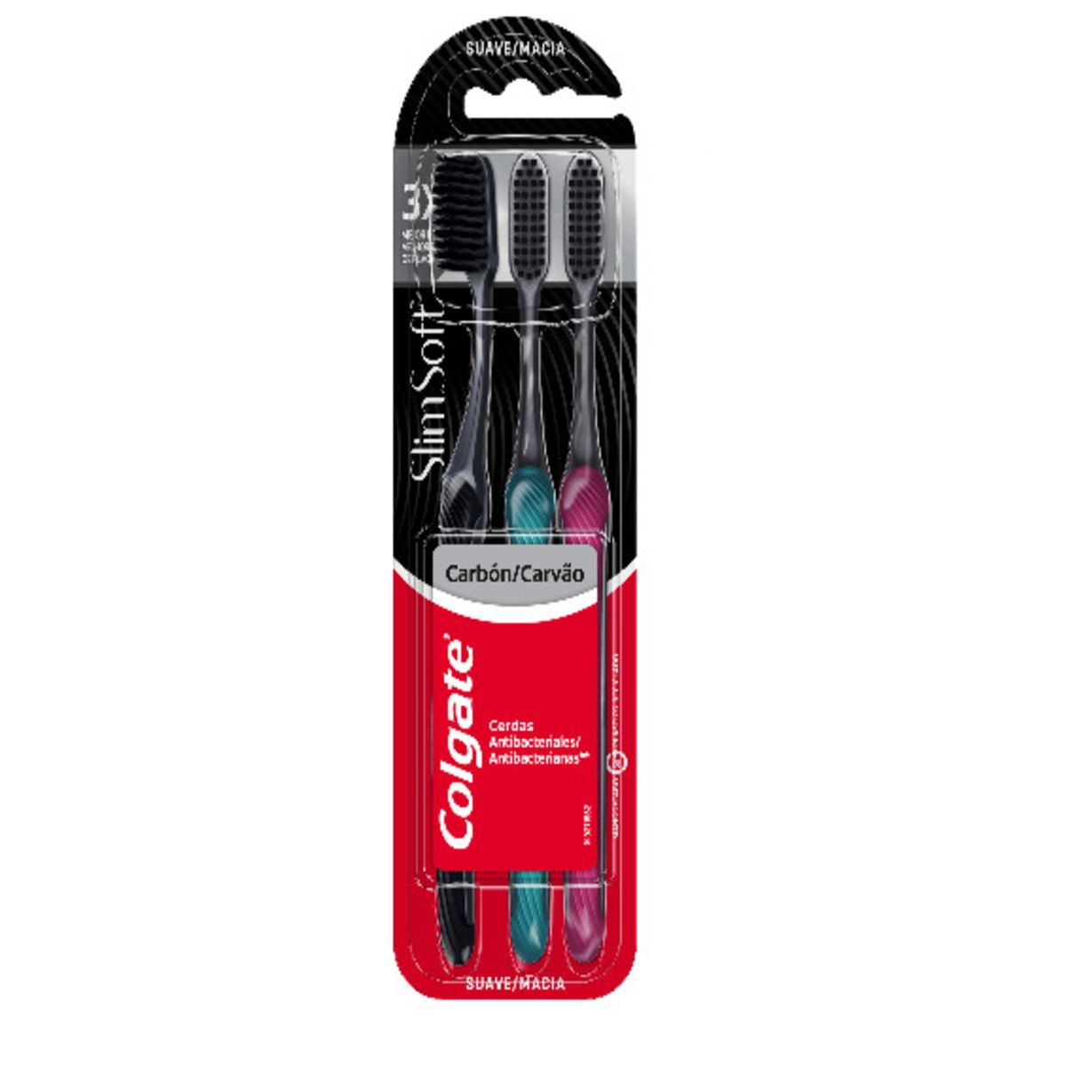 COLGATE - Pack Cepillo de Dientes Colgate 3 Un
