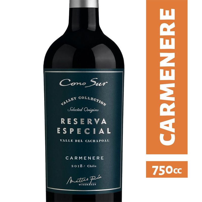 CONO SUR - VINO CONO SUR RESERVA CAR  14G 750 CC