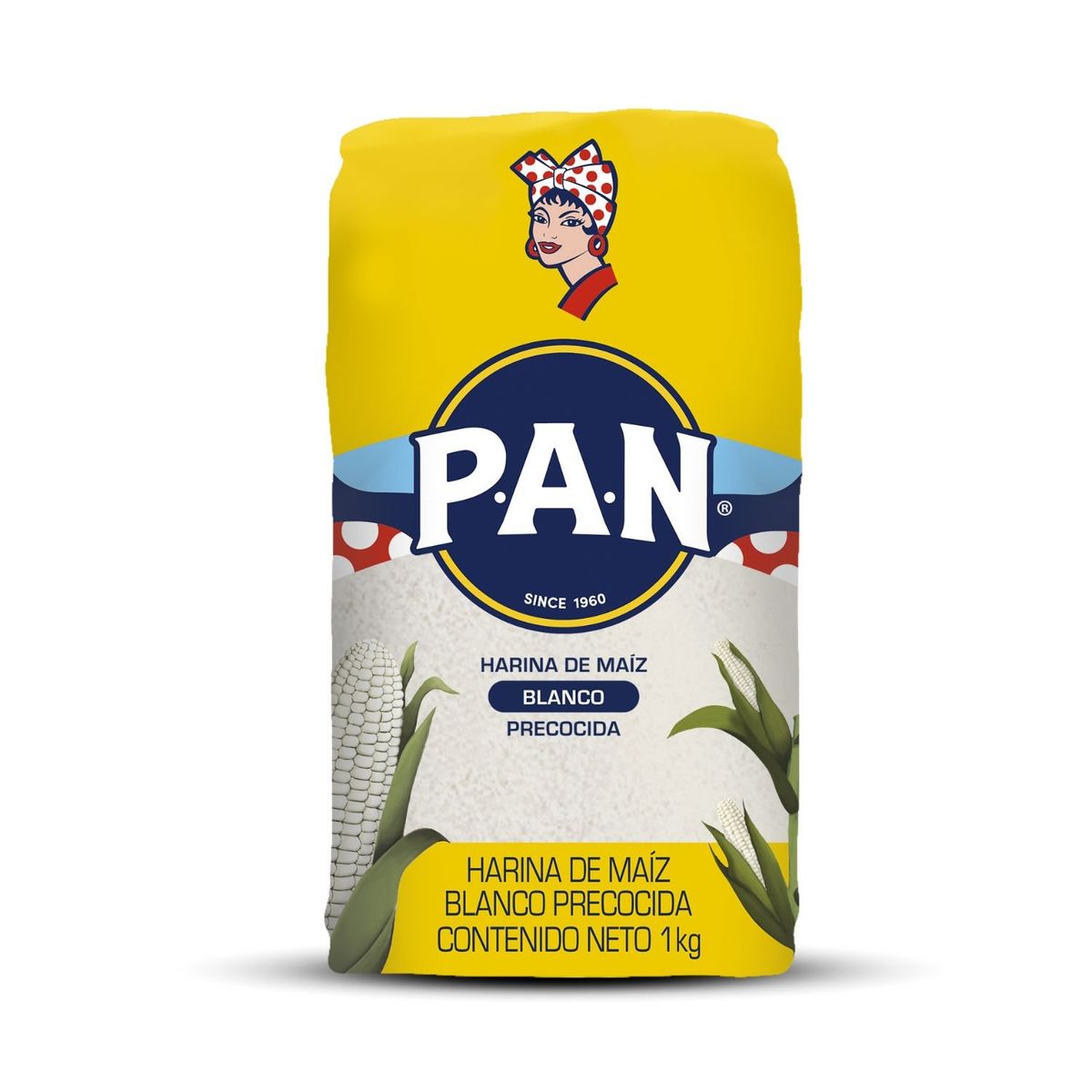 PAN - HARINA PRECOCIDA DE MAIZ BLANCA PAN 1 KG