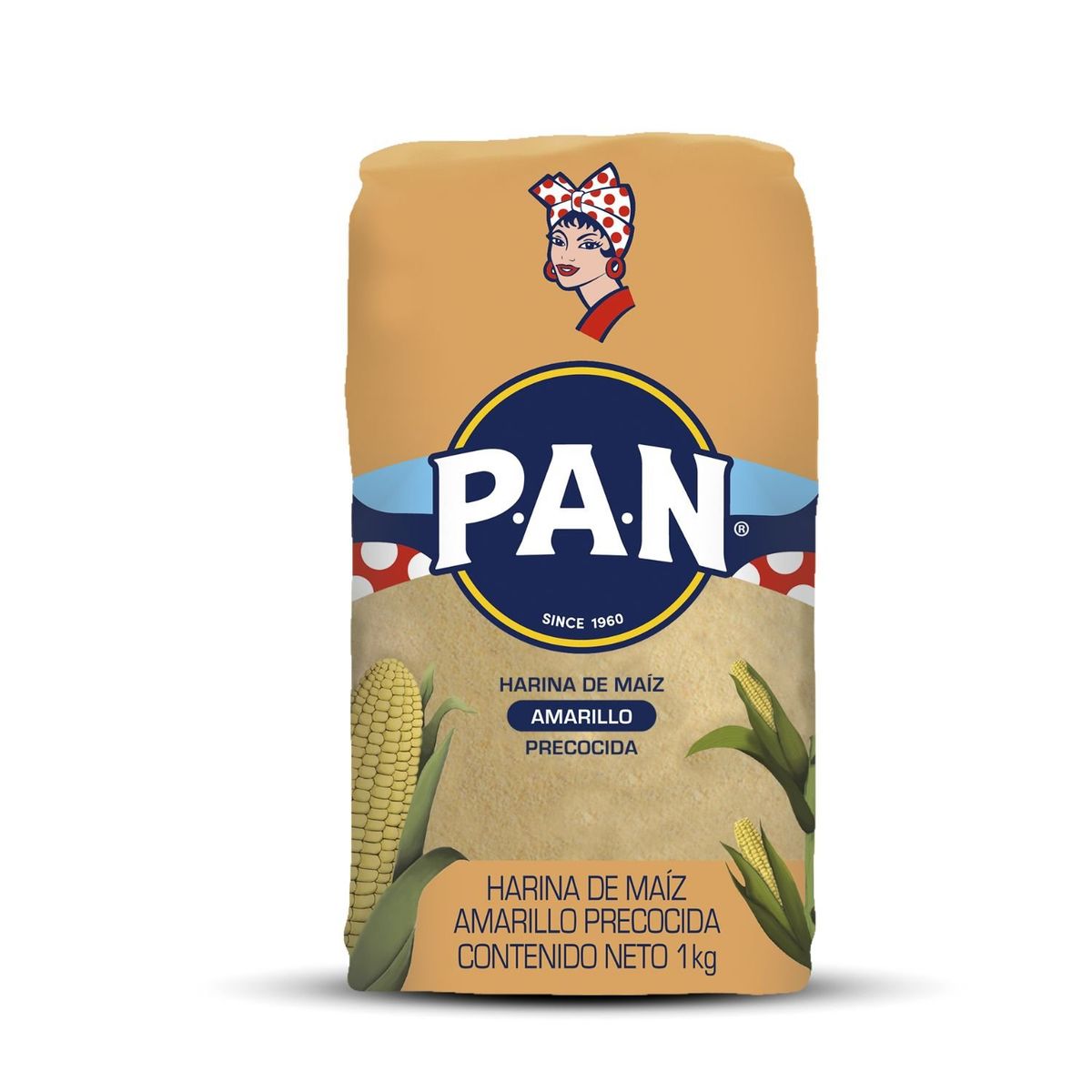 PAN - HARINA PRECOC. DE MAIZ AMARILLA PAN 1 KG