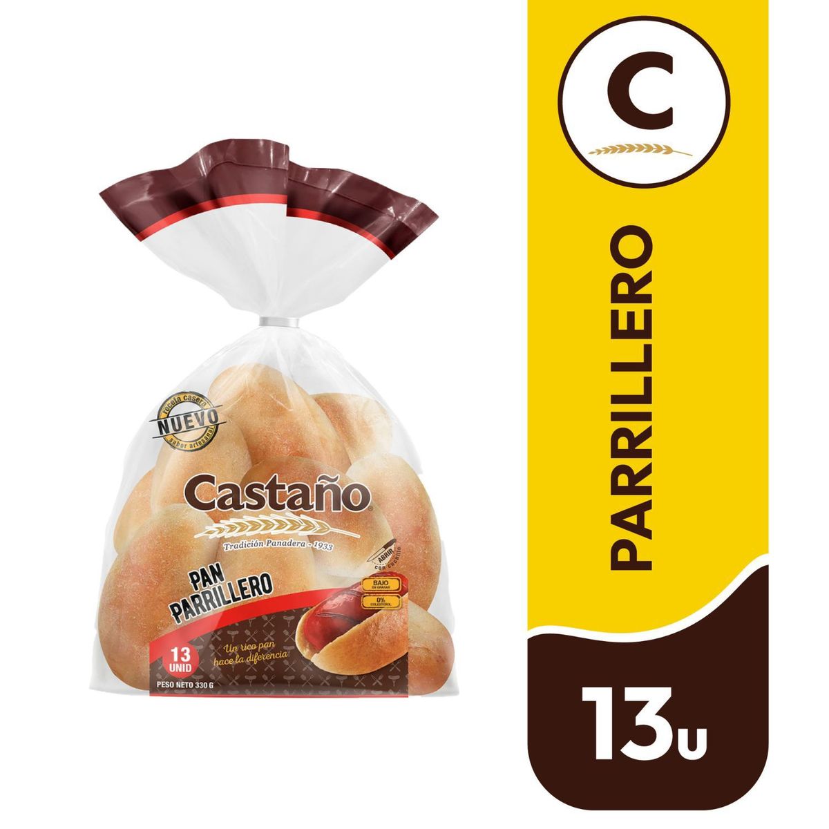CASTAÑO - Pan Parrillero