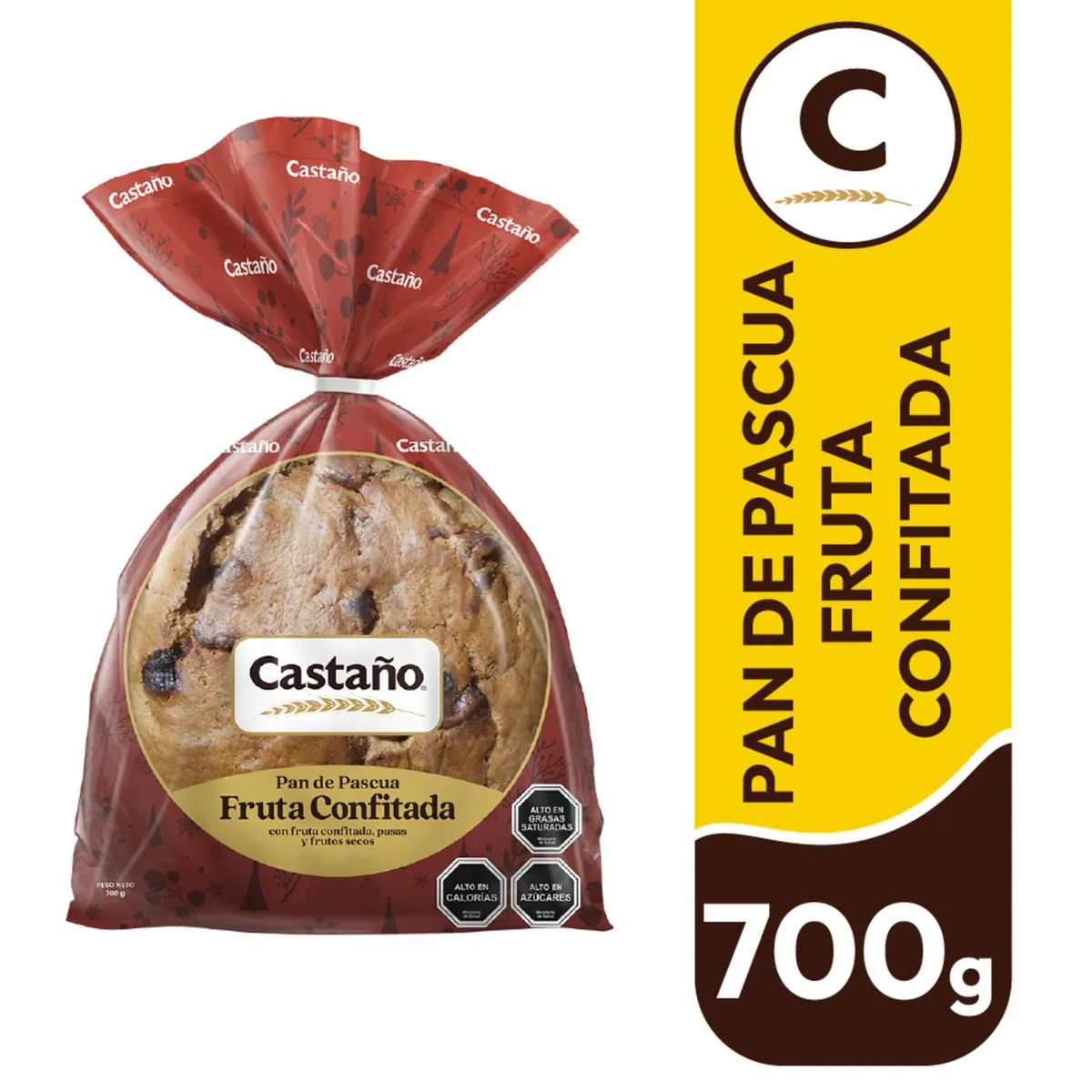 CASTAÑO - Pan de Pascua Frutas Confitadas