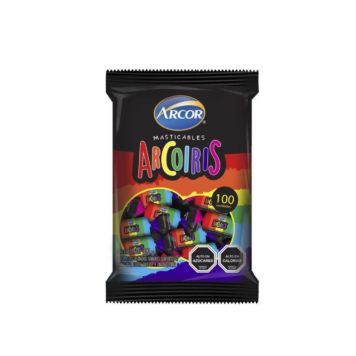 ARCOR - MASTICABLE SURTIDO MIX  ARCOR 330 GR