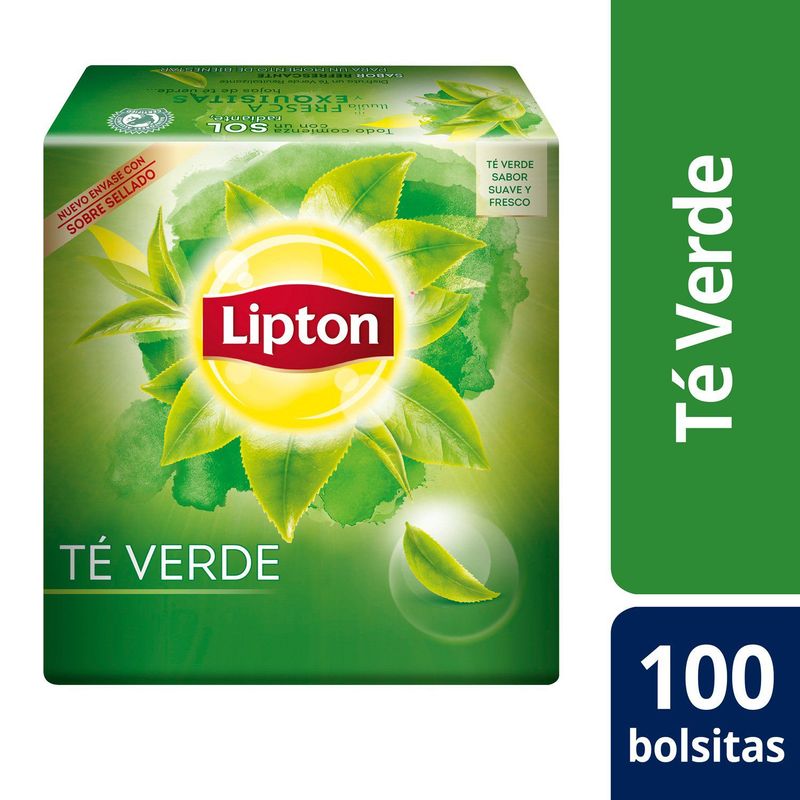 LIPTON - TE VERDE  LIPTON 100 BOL