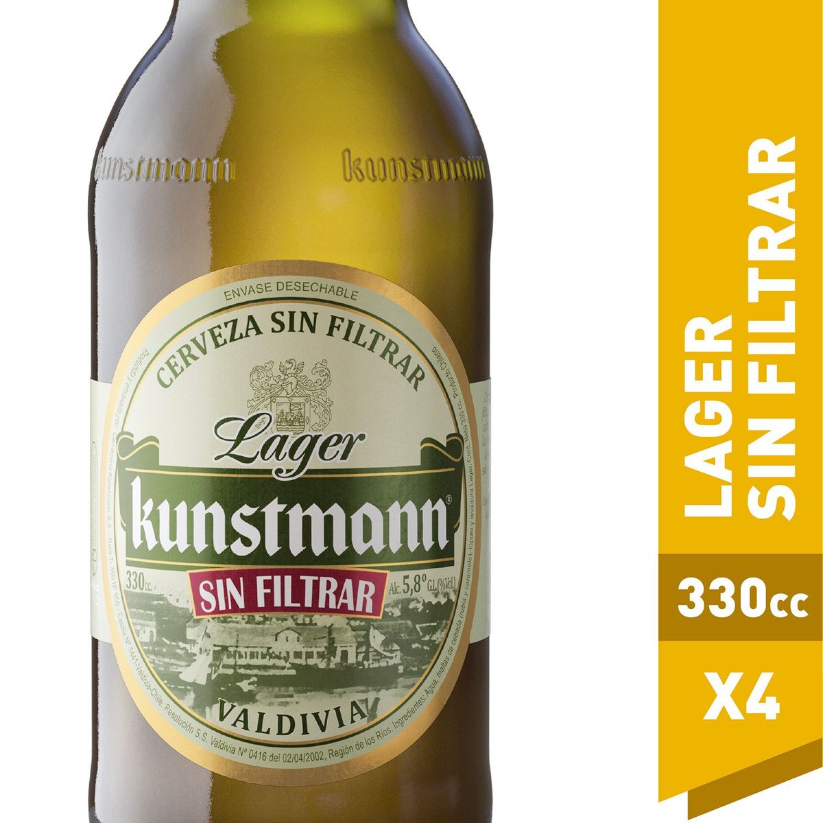 KUNSTMANN - Pack Cerveza Lager Botella
