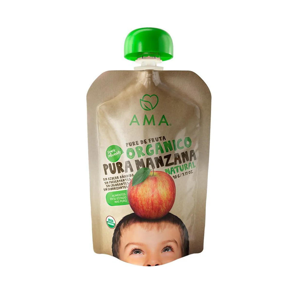 AMA - Pure de Manzana Orgánico