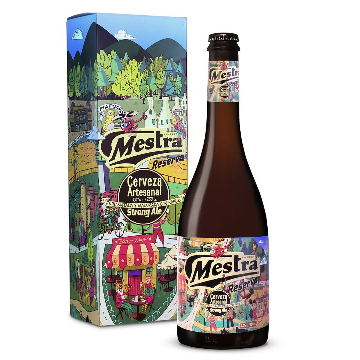 MESTRA - Cerveza Artesanal Botella Reserva Mestra 750 Cc