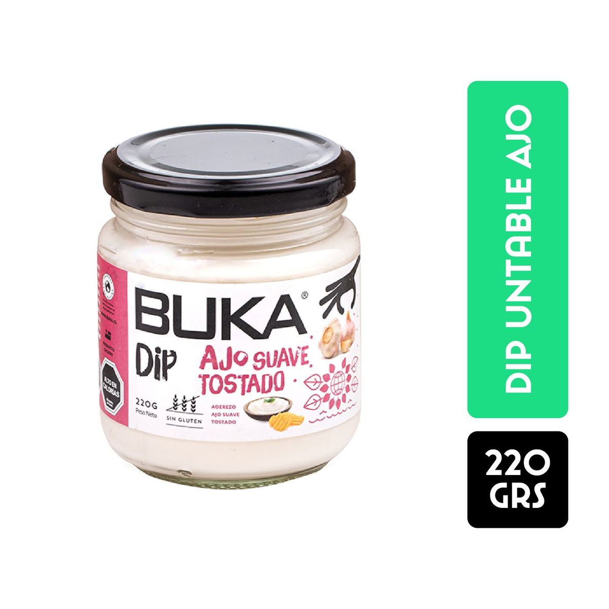 BUKA - Dip Untable Ajo Suave Tostado