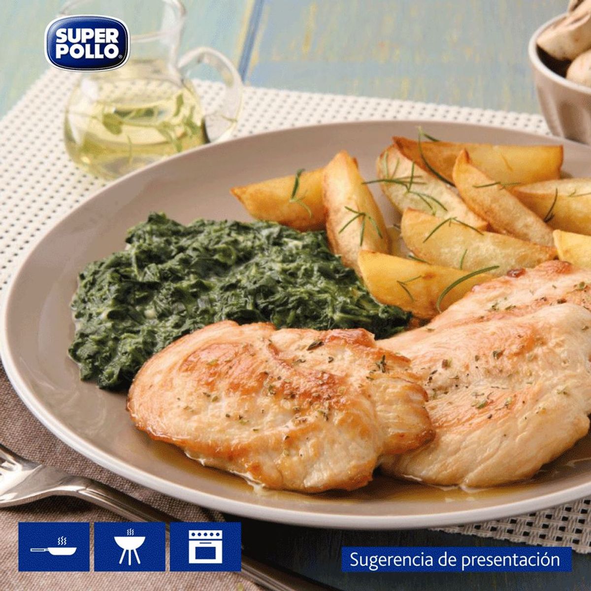 SUPER POLLO - Pechuga de Pollo Deshuesada Super Pollo 530 g