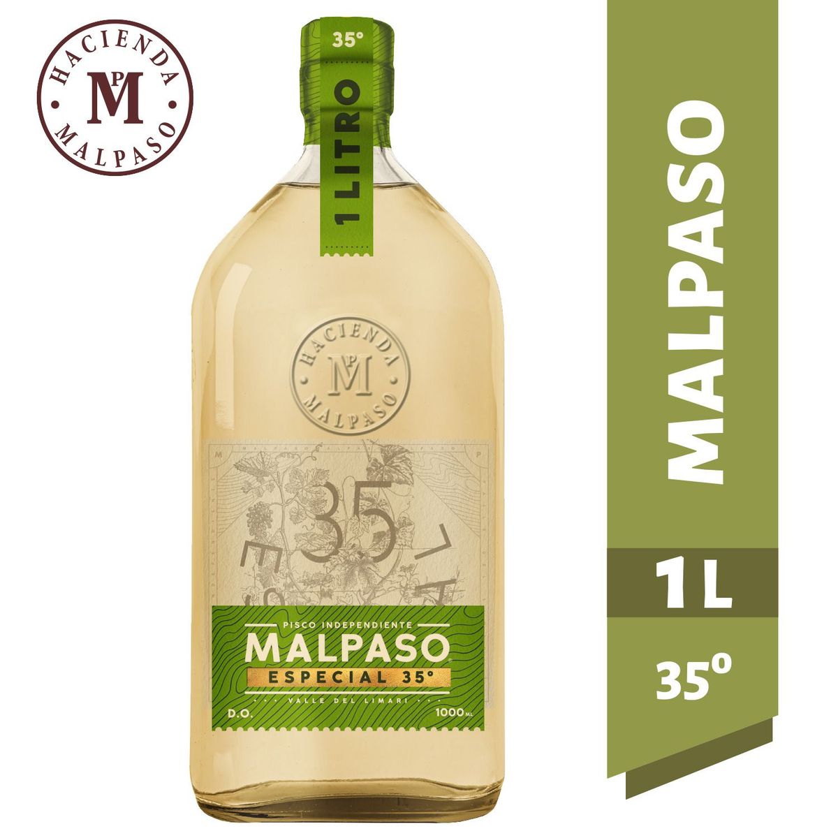 MAL PASO - Pisco Mal Paso 35° Gl