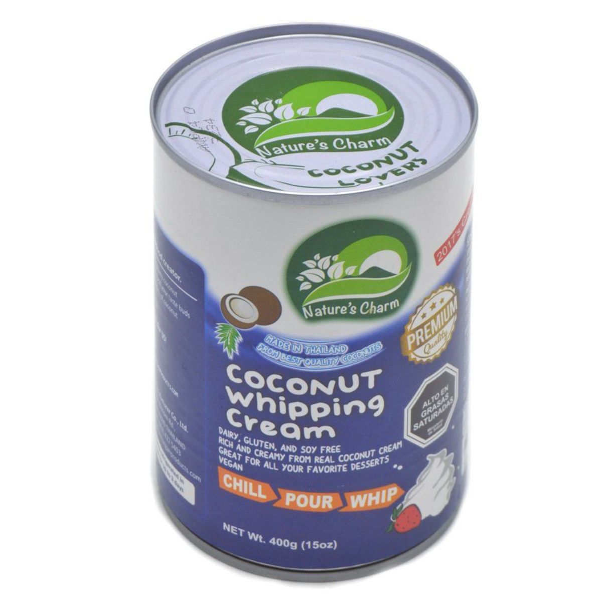 NATURE´S CHARM - Crema Vegetal para Batir de Coco Nature's Charm 400 g