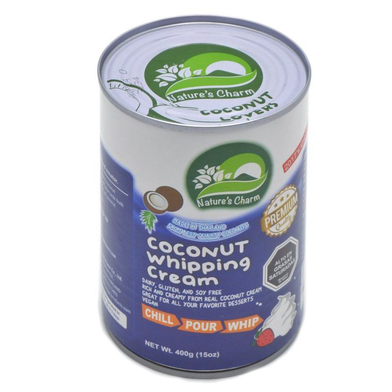 NATURE´S CHARM - Crema Vegetal para Batir de Coco Nature's Charm 400 g