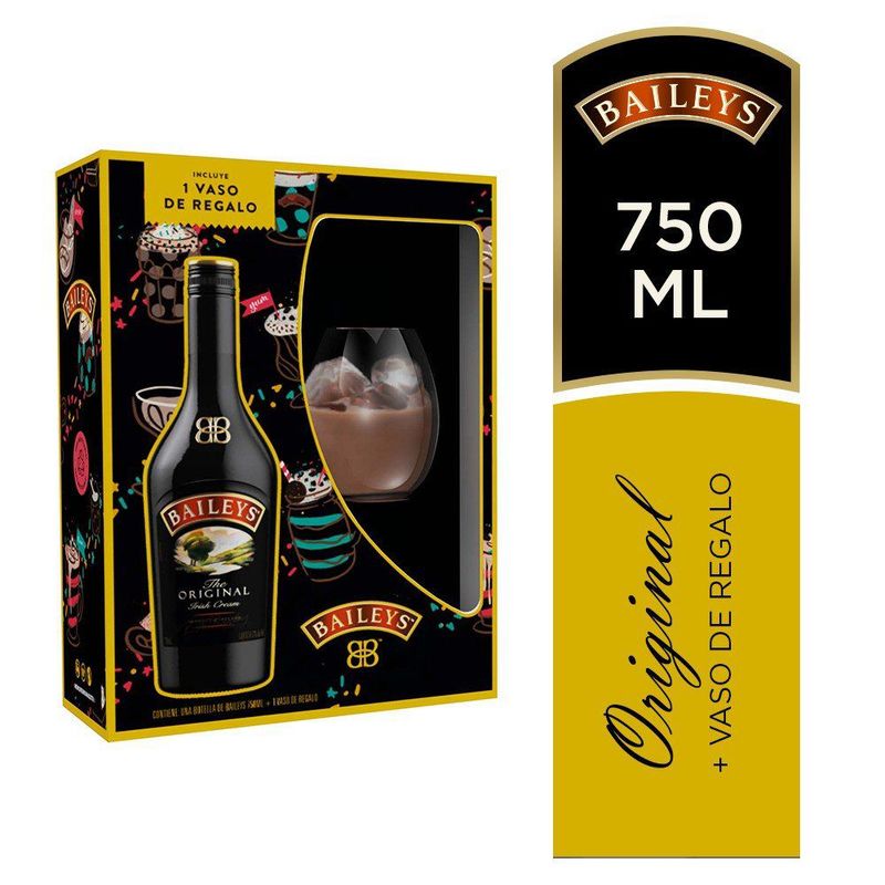 BAILEYS - CREMA WHI BAILEYS  VASO   17G 750 CC