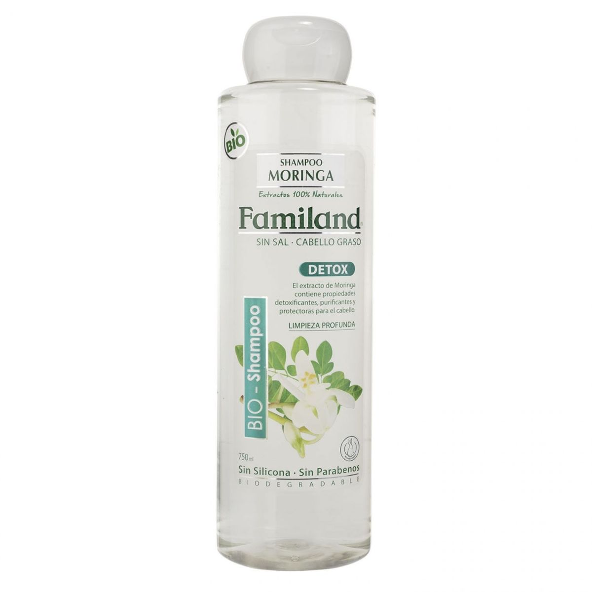 FAMILAND - Shampoo Moringa Sin Sal