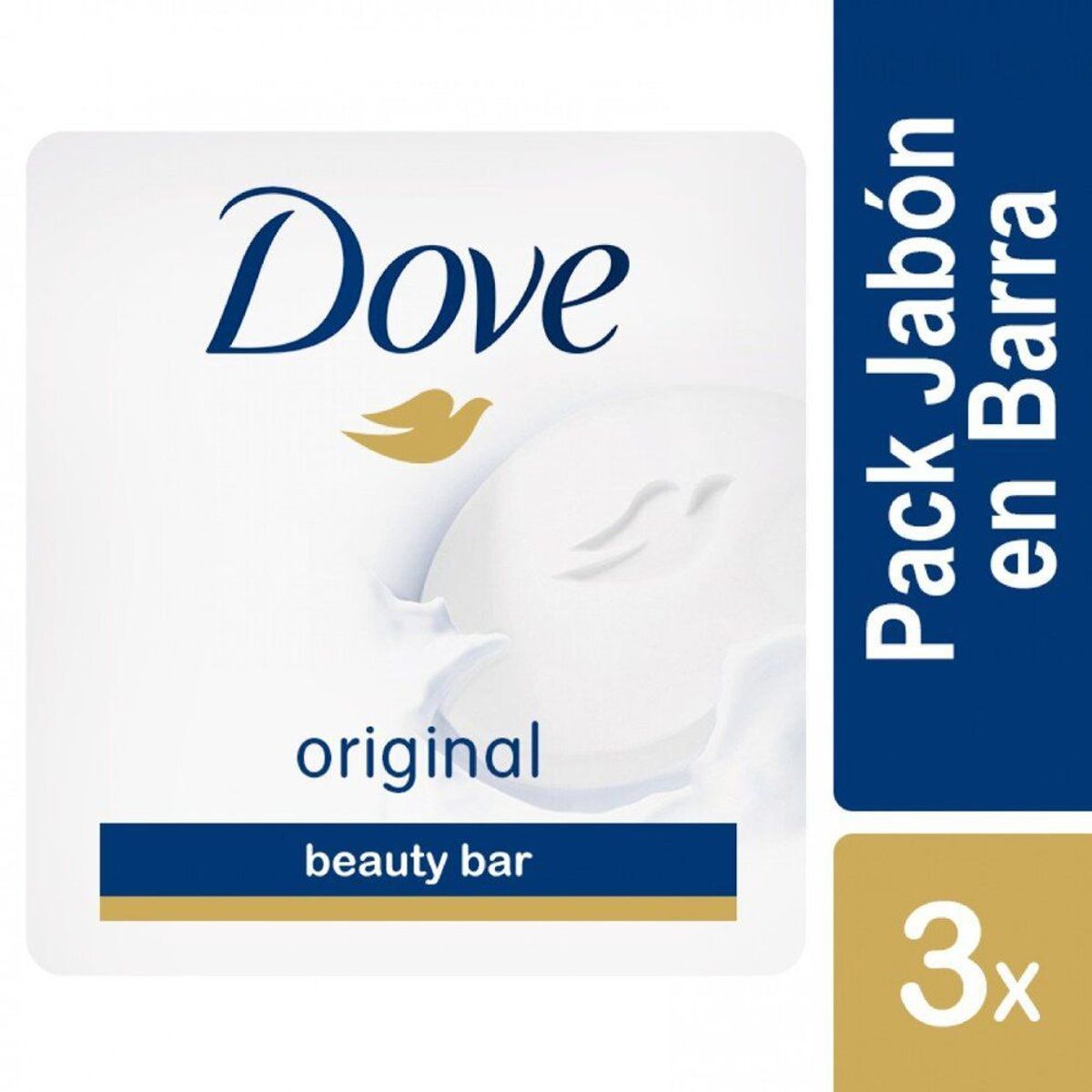 DOVE - Pack Jabón en Barra Dove Original 3 x 90 g