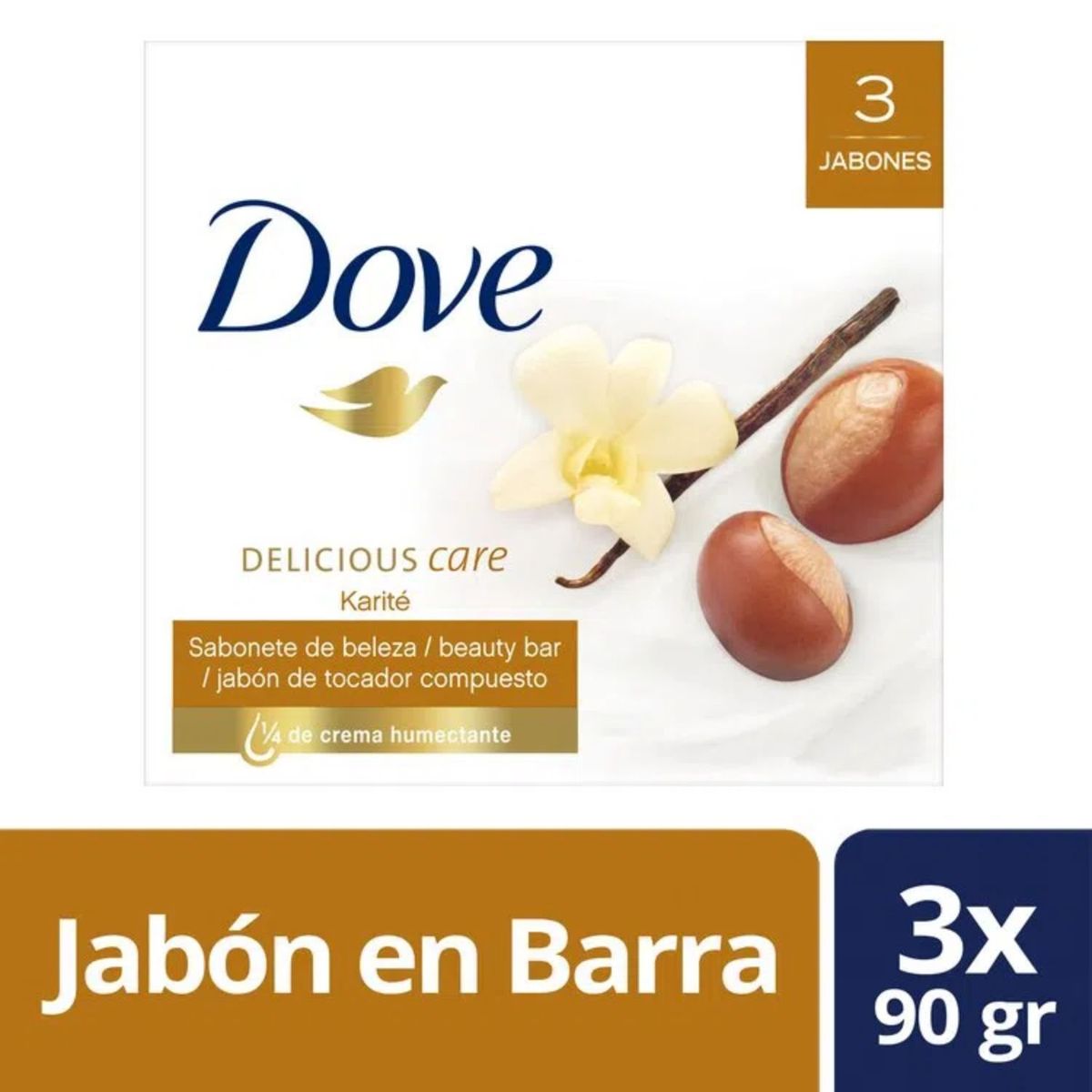 DOVE - Jabón Karite Pack Barra