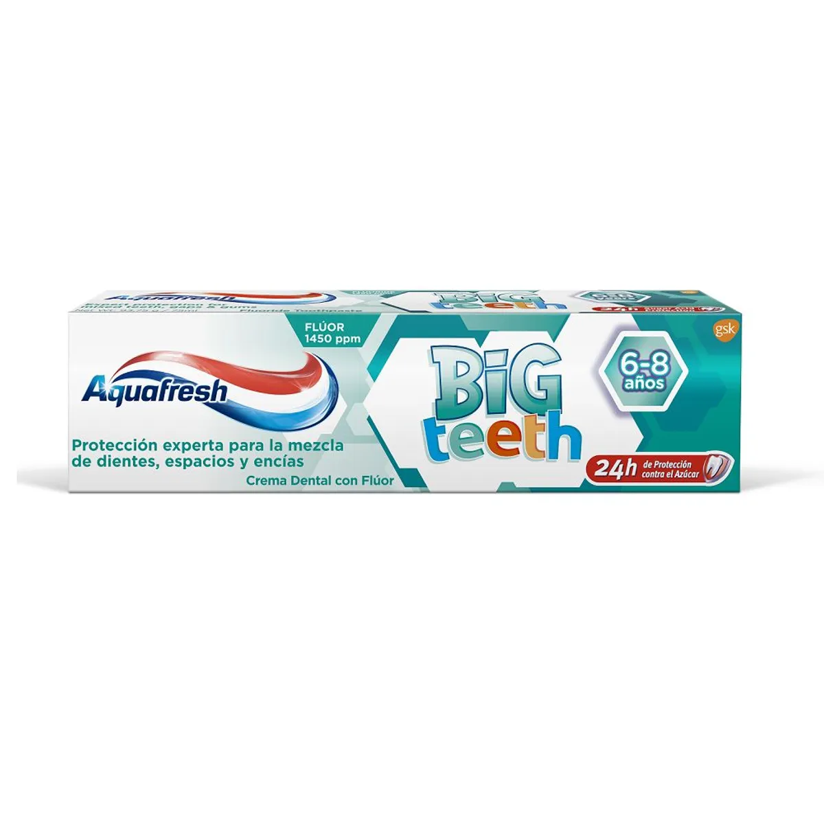 AQUAFRESH - Crema Dental Aquafresh Big Teeth (6-8 Años) 94 g