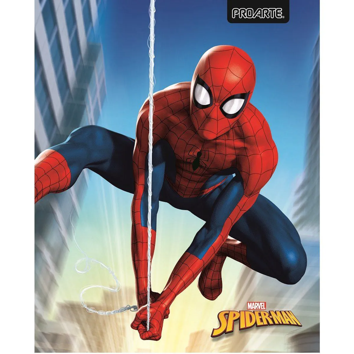 PROARTE - Cuaderno Universitario Spiderman Mat 7Mm 100 Hjs
