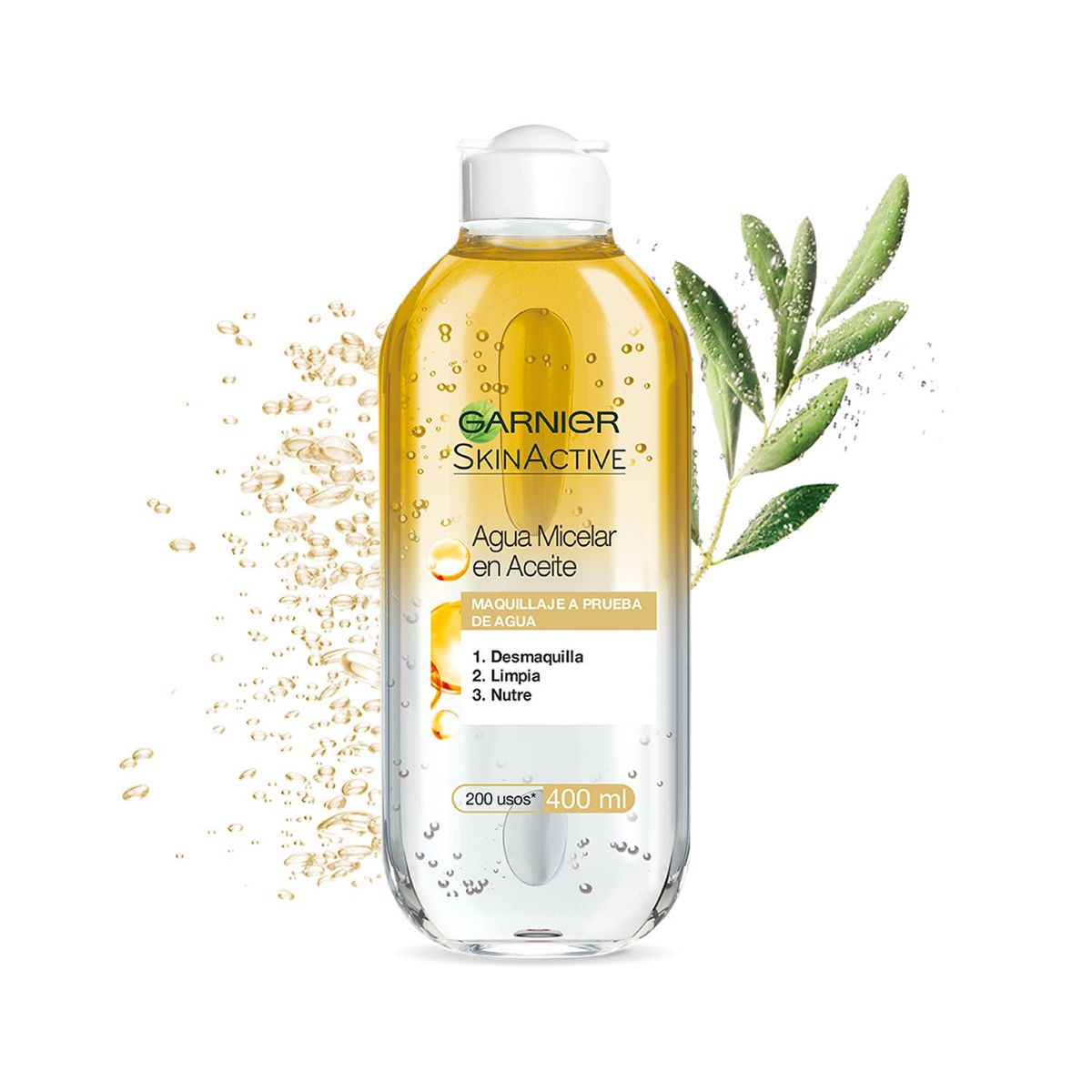 - Desmaquillante Bifásico Agua Micelar en Aceite Garnier 400 ml