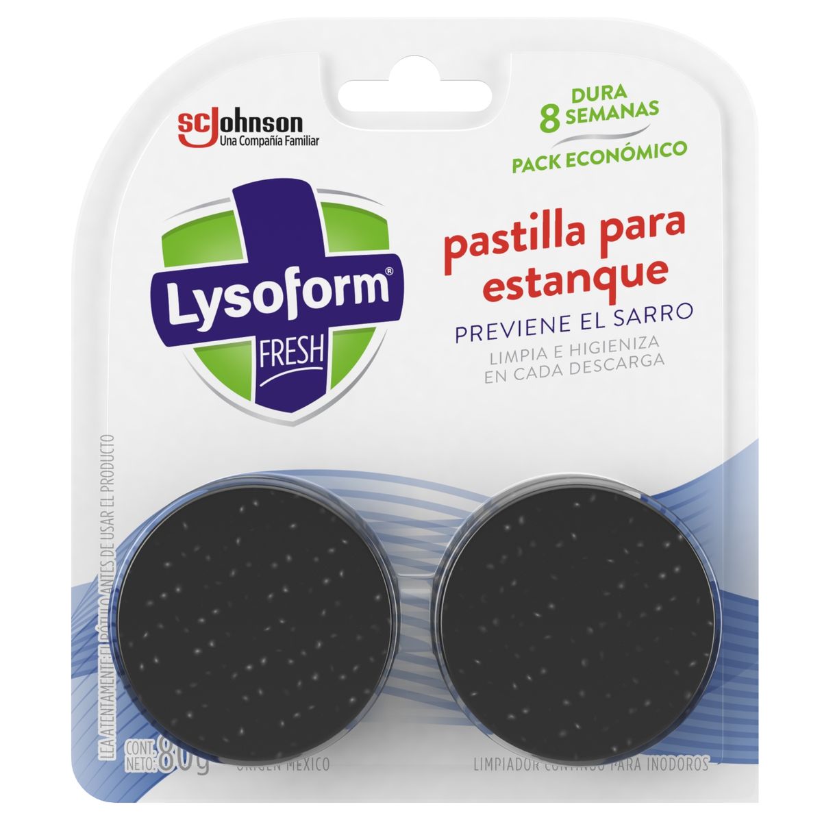 LYSOFORM - Pack Pastillas para Estanque Inodoro Lysoform 2 x 80 g