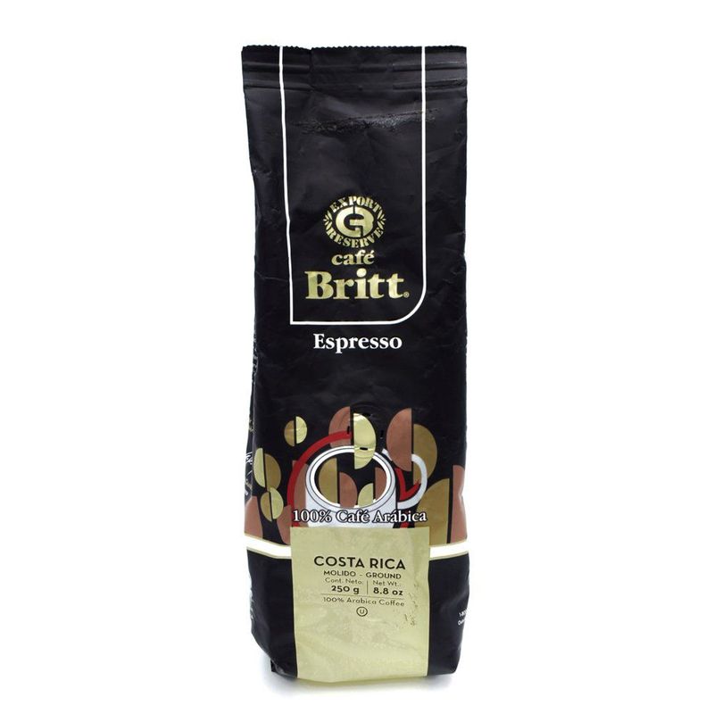 BRITT - CAFE ESPRESSO MOLIDO BRITT 250 GR