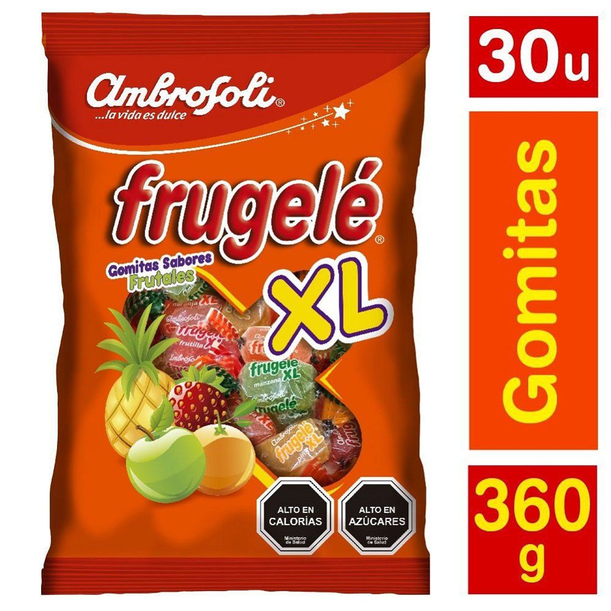 AMBROSOLI - Gomitas Ambrosoli Frugele XL