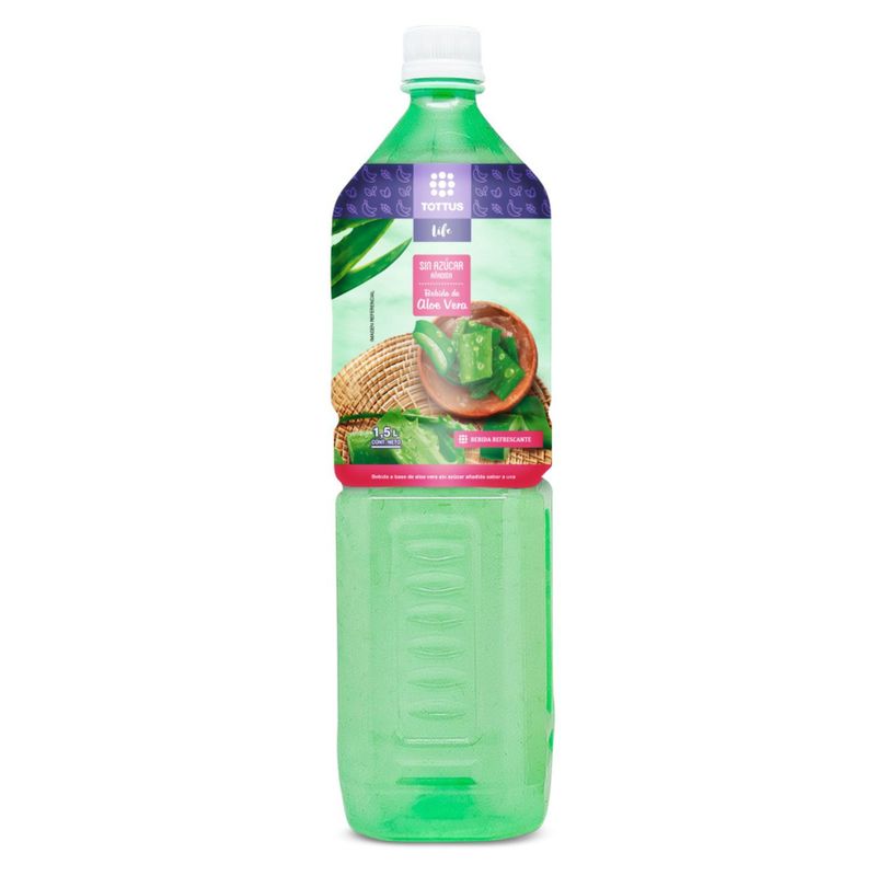 TOTTUS - Agua Aloe Vera Sin Azúcar