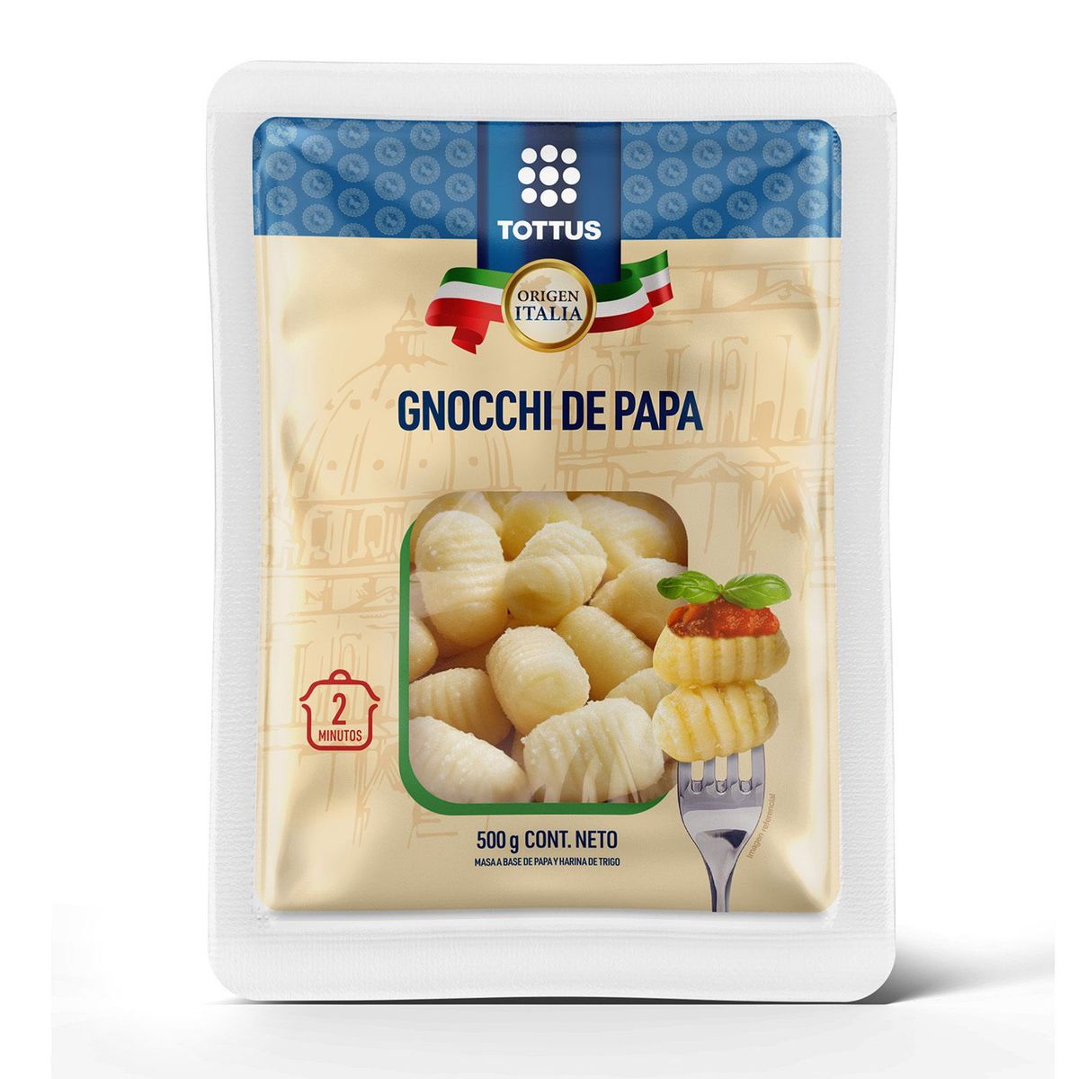 TOTTUS - Gnocchi de Papa Tottus 500 g