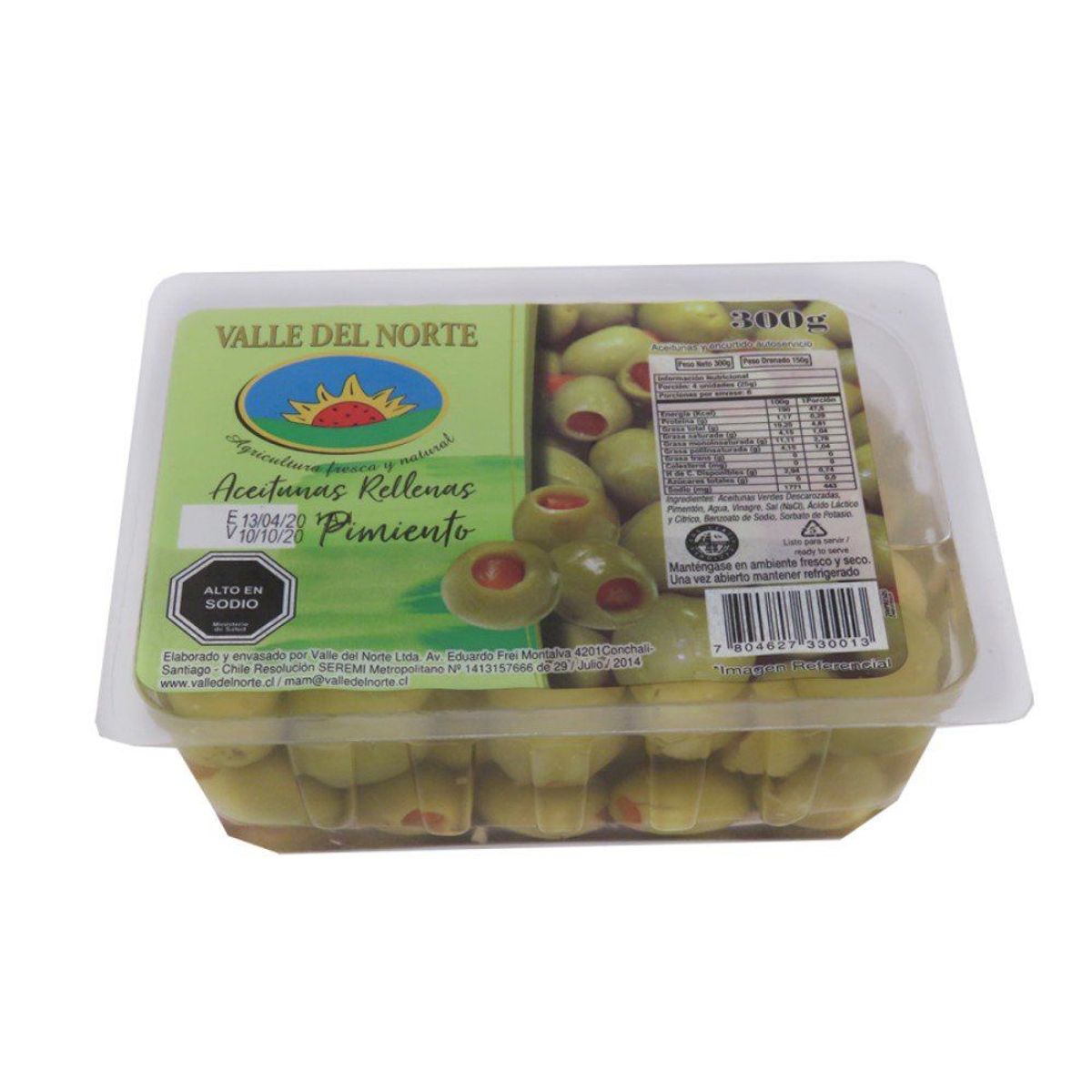 VALLE DEL NORTE - Aceituna Rellena Pimentón