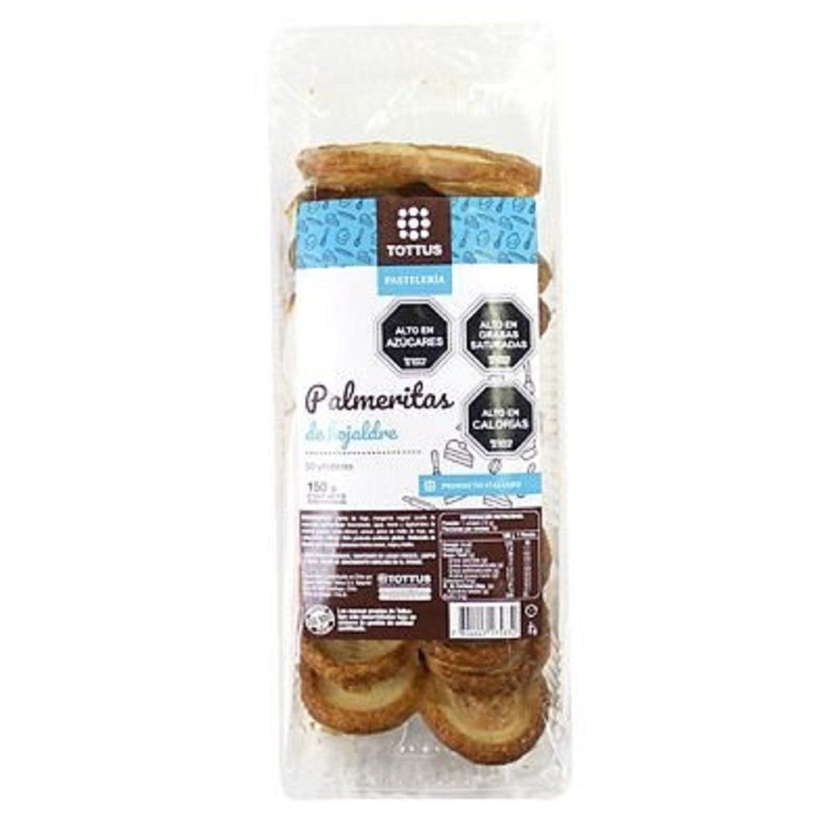 TOTTUS - Palmeras de Hojaldre Tottus 150 g