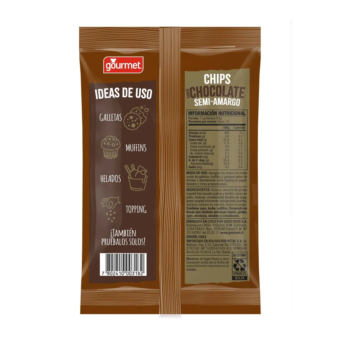 GOURMET - Chips Chocolate