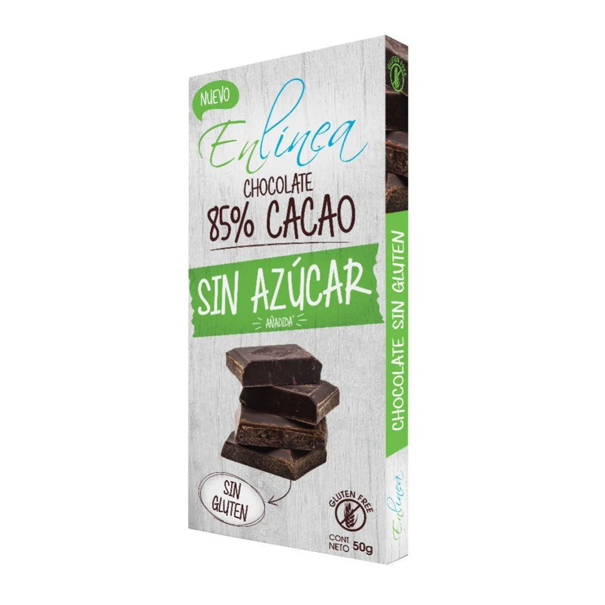 EN LINEA - Chocolate Sin Azúcar 85% Cacao