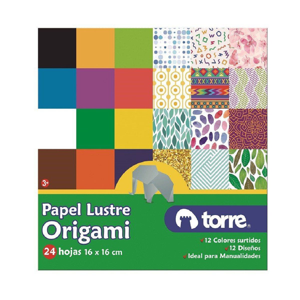 TORRE - Block Lustre Origami 24Hojas