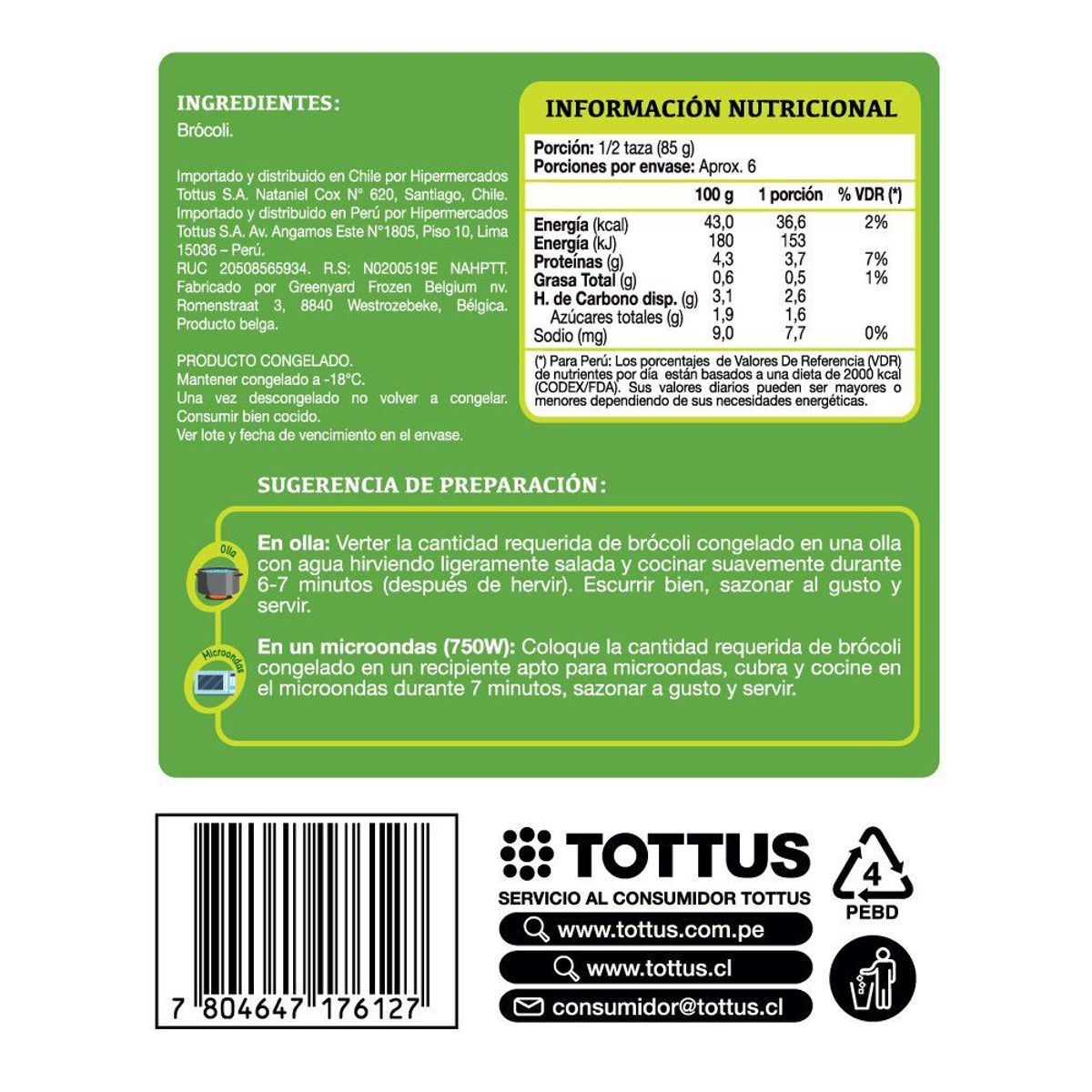 TOTTUS - Brócoli