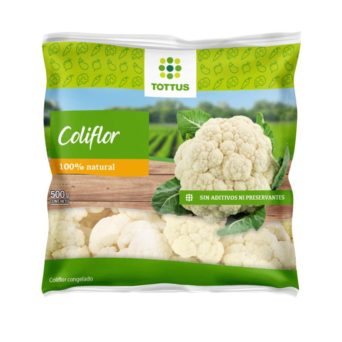 TOTTUS - Coliflor Trozada Congelada