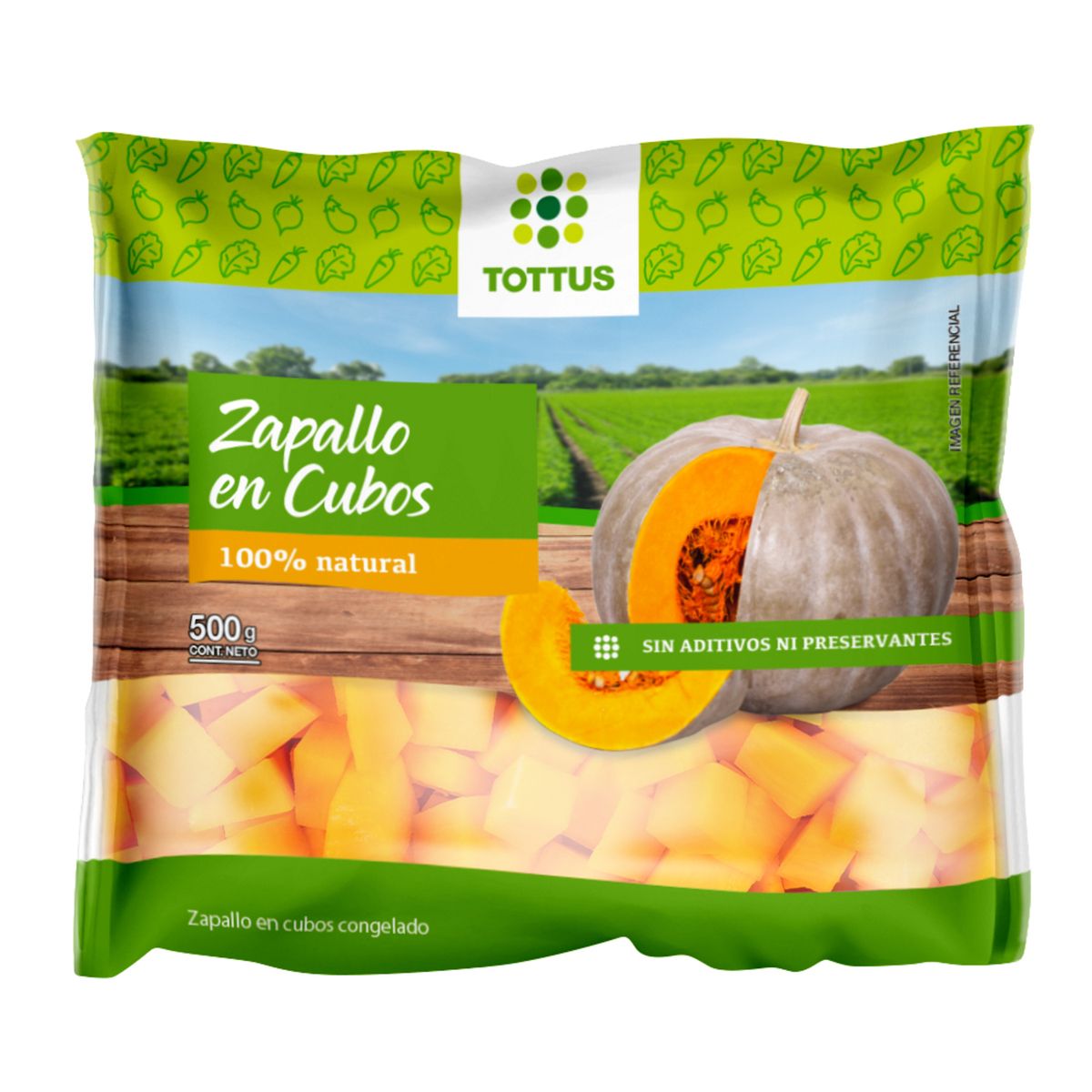 TOTTUS - Zapallo en Cubo