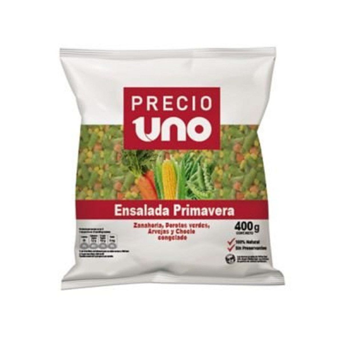 PRECIO UNO - Ensalada Primavera Congelada Bolsa