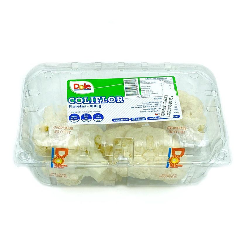 VERDURAS - Coliflor Florete en Pote 400 g