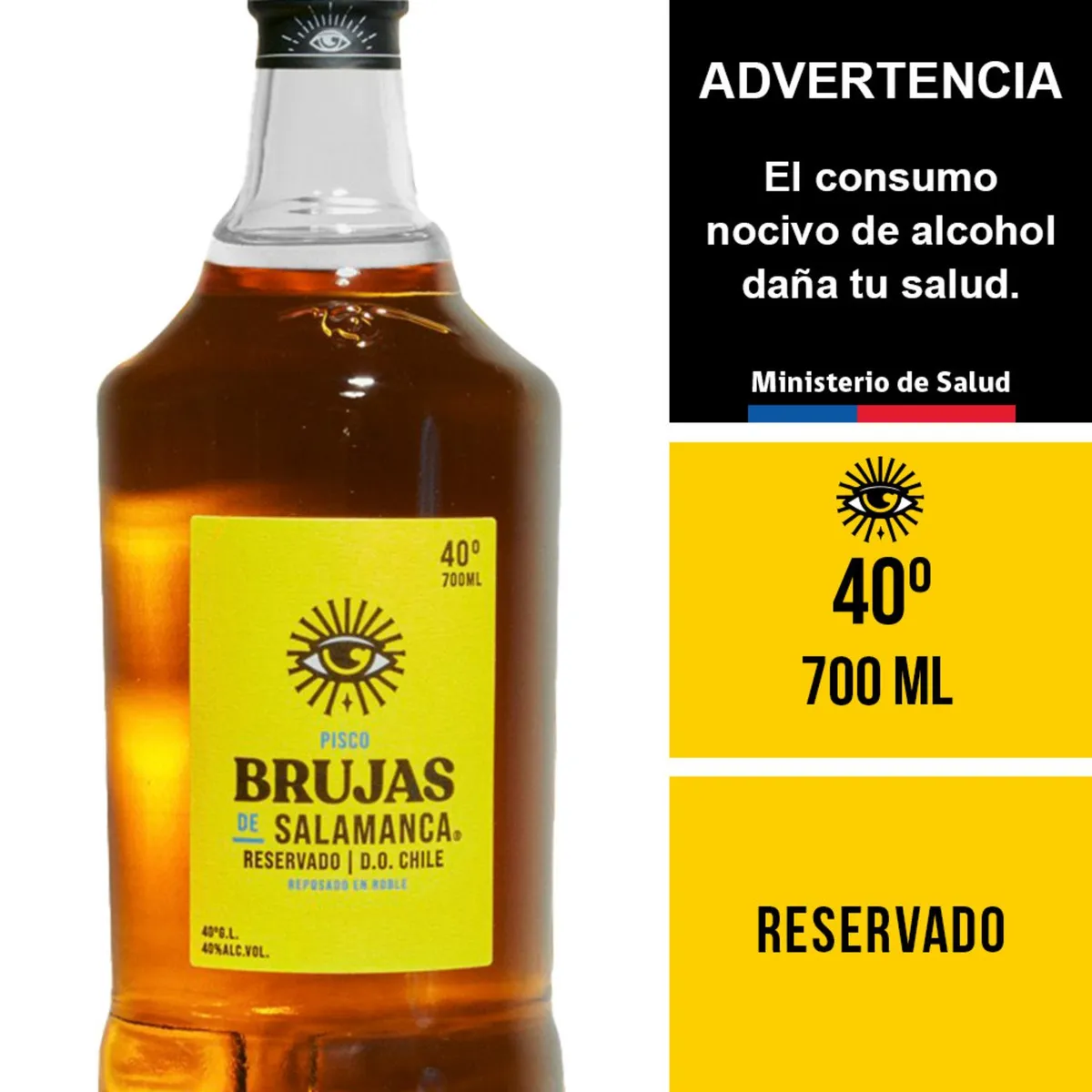 BRUJAS DE SALAMANCA - Pisco Brujas De Salamanca 40° Gl