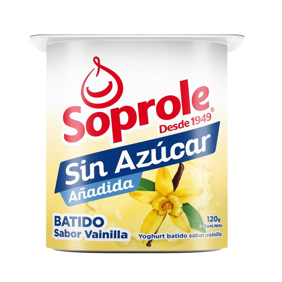 SOPROLE - Yoghurt sin Azúcar Vainilla