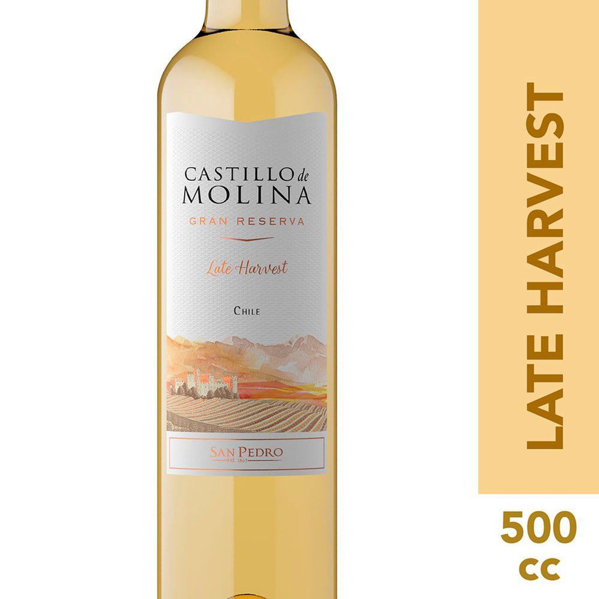 CASTILLO DE MOLINA - Vino Blanco Late Harvest Gran Reserva