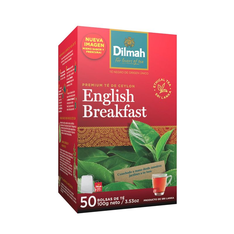 DILMAH - Té English Breakfast Dilmah 50 Un