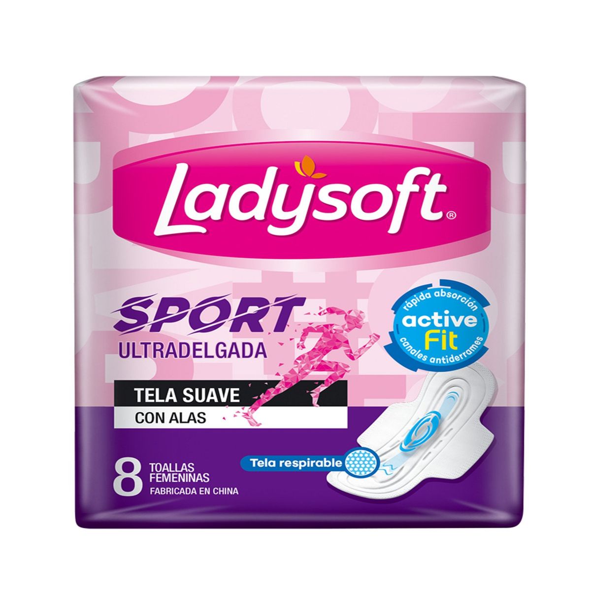 LADYSOFT - Toalla Higiénica Sport Ultradelgada