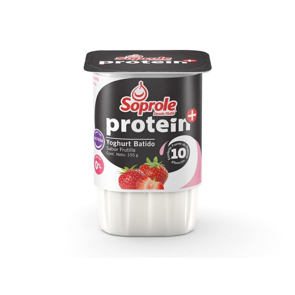 SOPROLE - Yoghurt Protein+ Sabor Frutilla Soprole 155 g