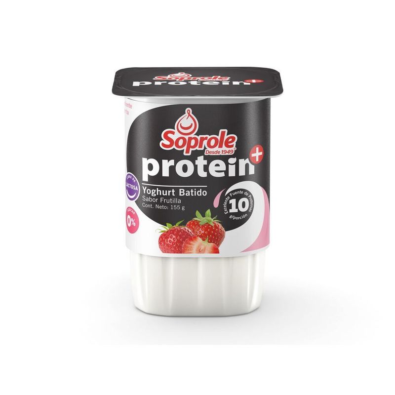 SOPROLE - Yoghurt Protein+ Sabor Frutilla Soprole 155 g