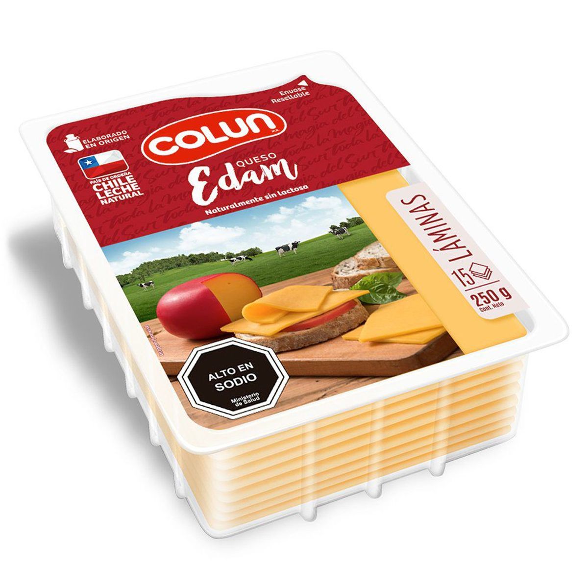 COLUN - Queso Edam Laminado