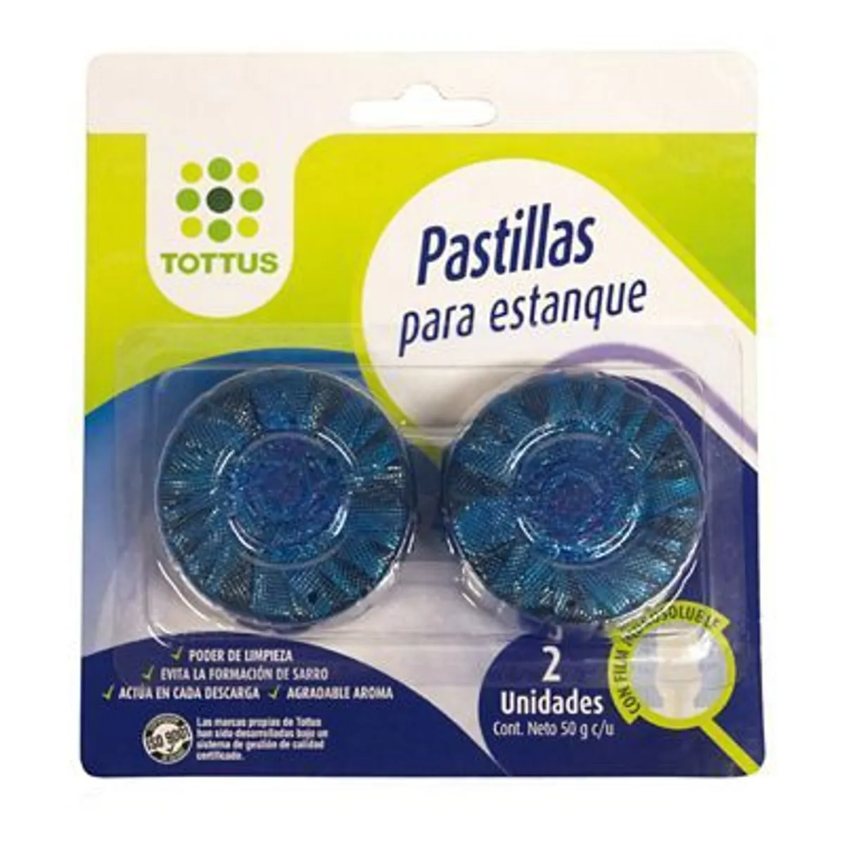 TOTTUS - Pastilla WC. Estanque Azul