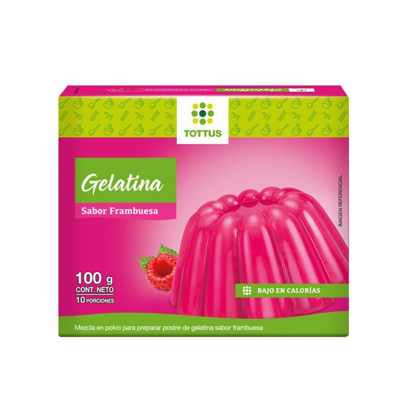 TOTTUS - Gelatina Frambuesa